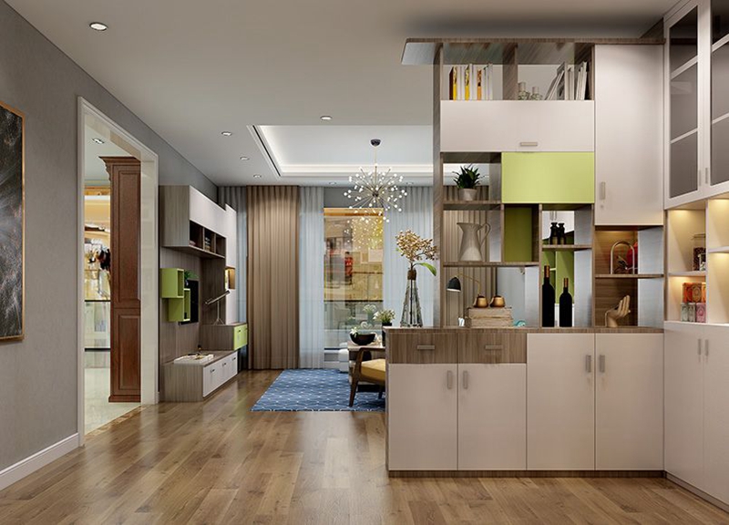 玄關柜定制,星空梵高全屋定制