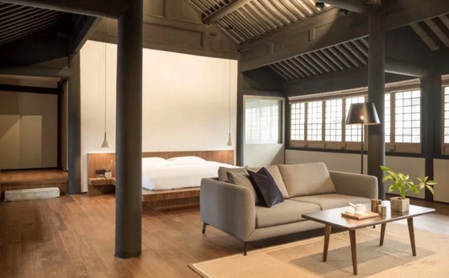 全屋定制家具利用屋內的梁和柱,星空梵高全屋定制