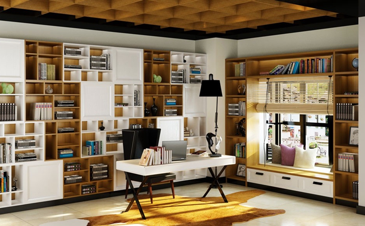 定制書(shū)柜尺寸,星空梵高全屋定制