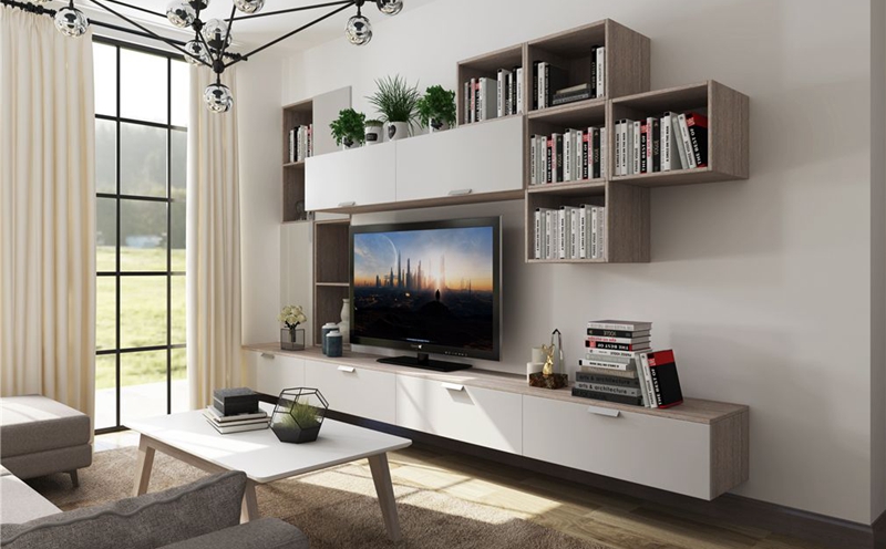 現(xiàn)代風格定制電視柜要如何選擇，現(xiàn)代風格定制電視柜搭配的注意事項