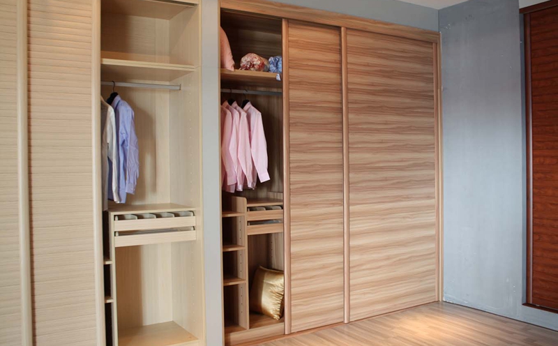 定制衣柜推拉移動門選擇，星空梵高定制衣柜