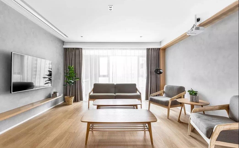 原木風(fēng)全屋定制家居,星空梵高全屋定制